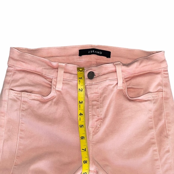 J BRAND Suvi Distressed Pink Cropped Pants Size 27 - Picture 7 of 10